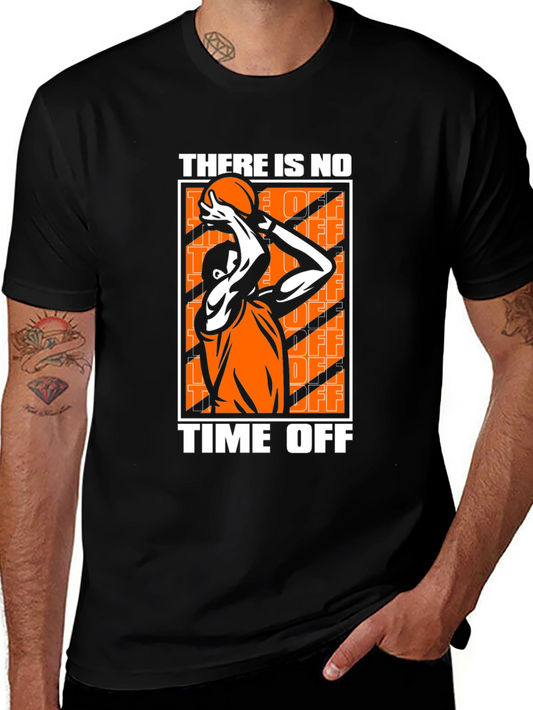 Basketball Time Off Graphic T-Shirt