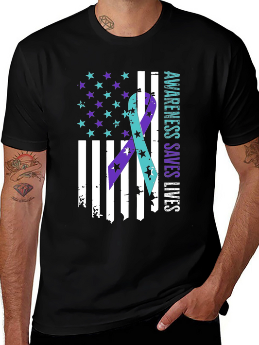 Awareness Saves Lives Suicide Prevention T-Shirt