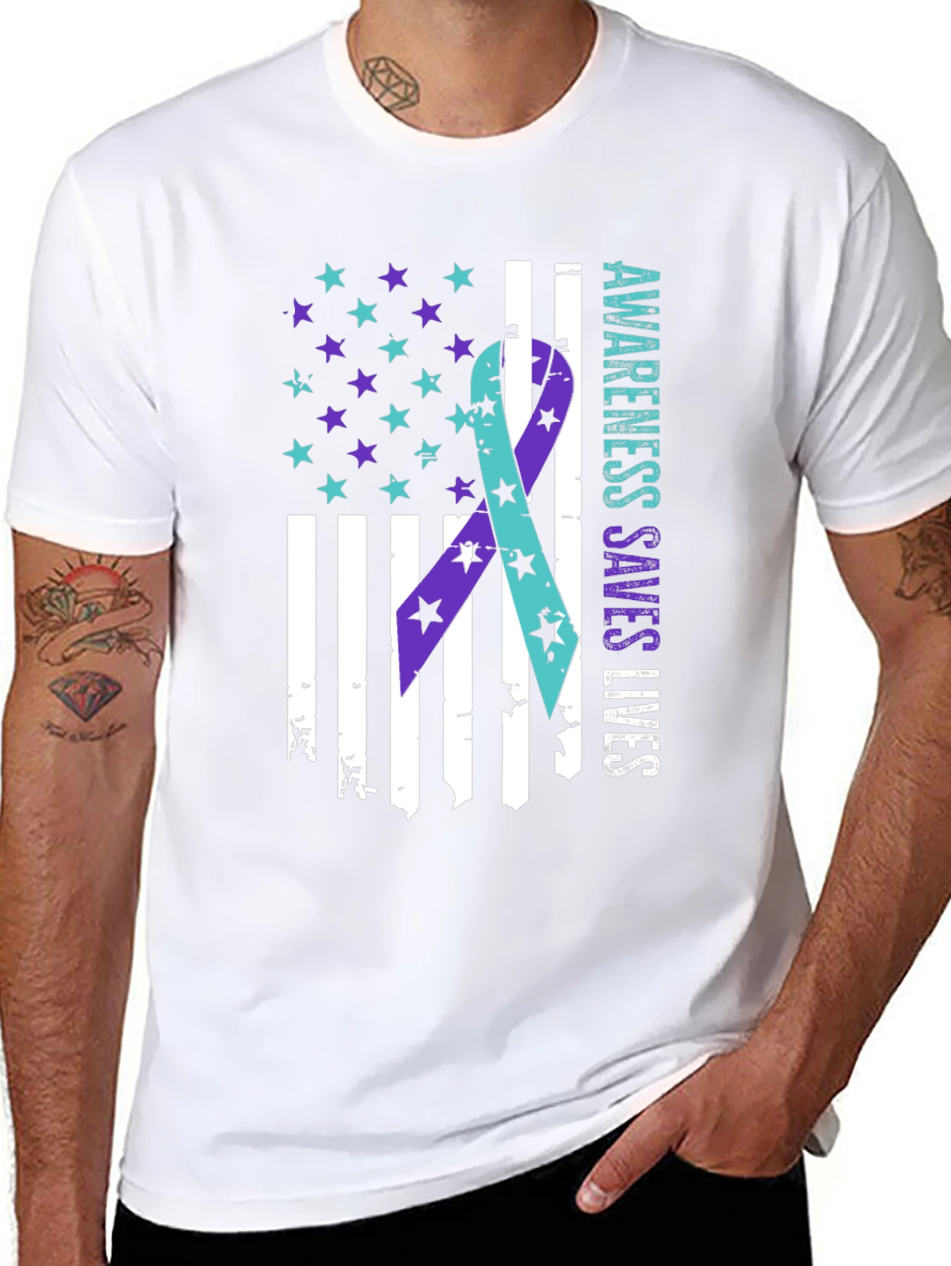 Awareness Saves Lives Suicide Prevention T-Shirt