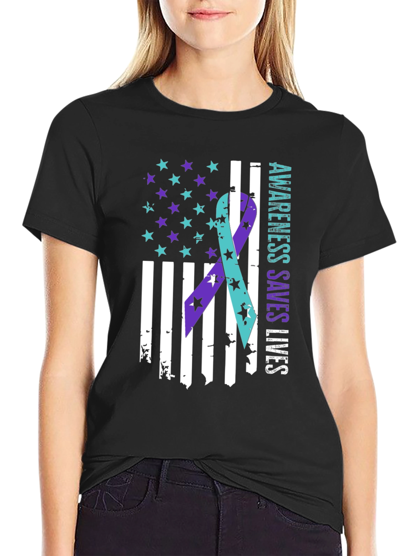 Awareness Saves Lives Suicide Prevention T-Shirt