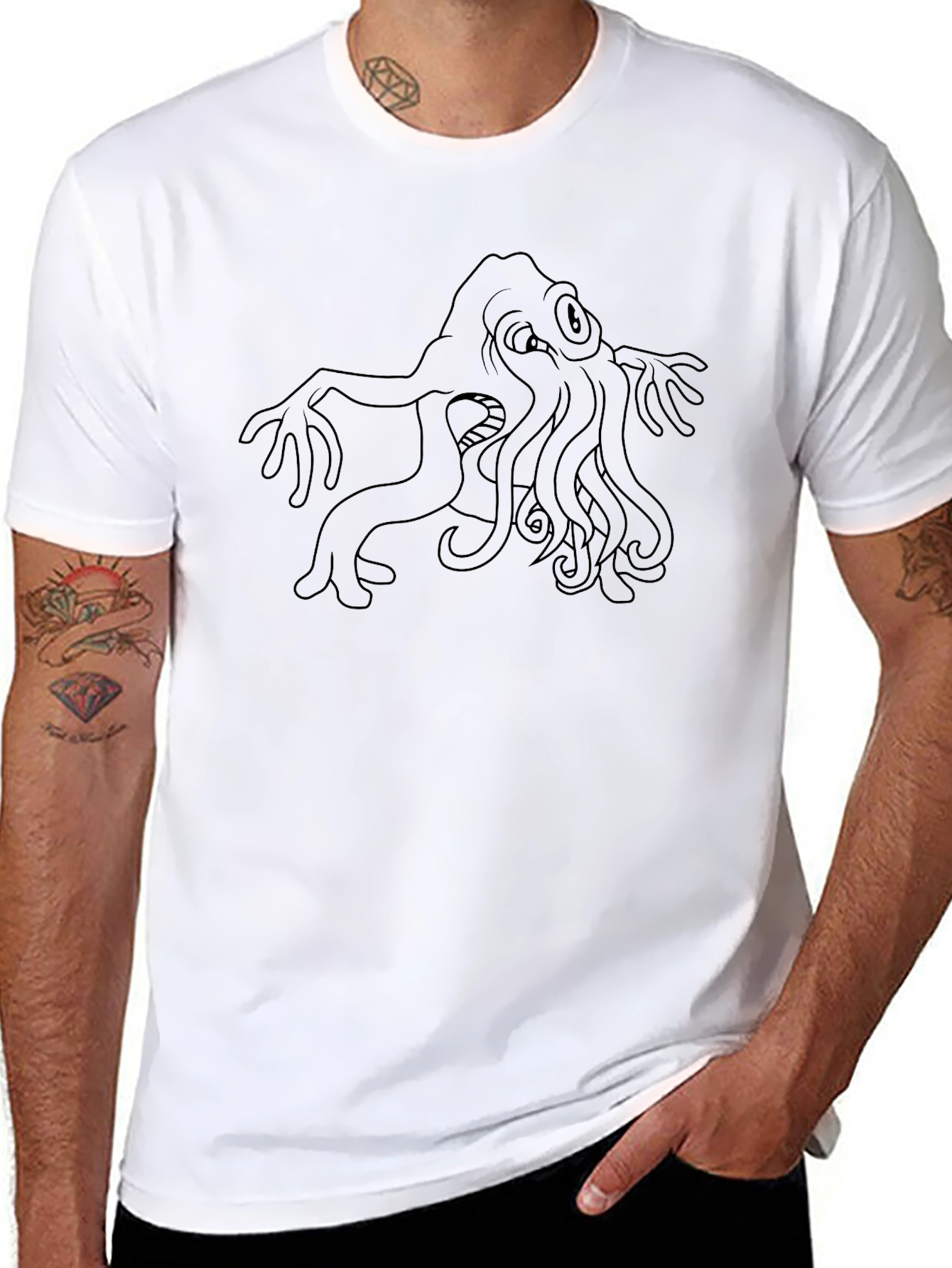 Cthulhu T-Shirt - Black Graphic Tee