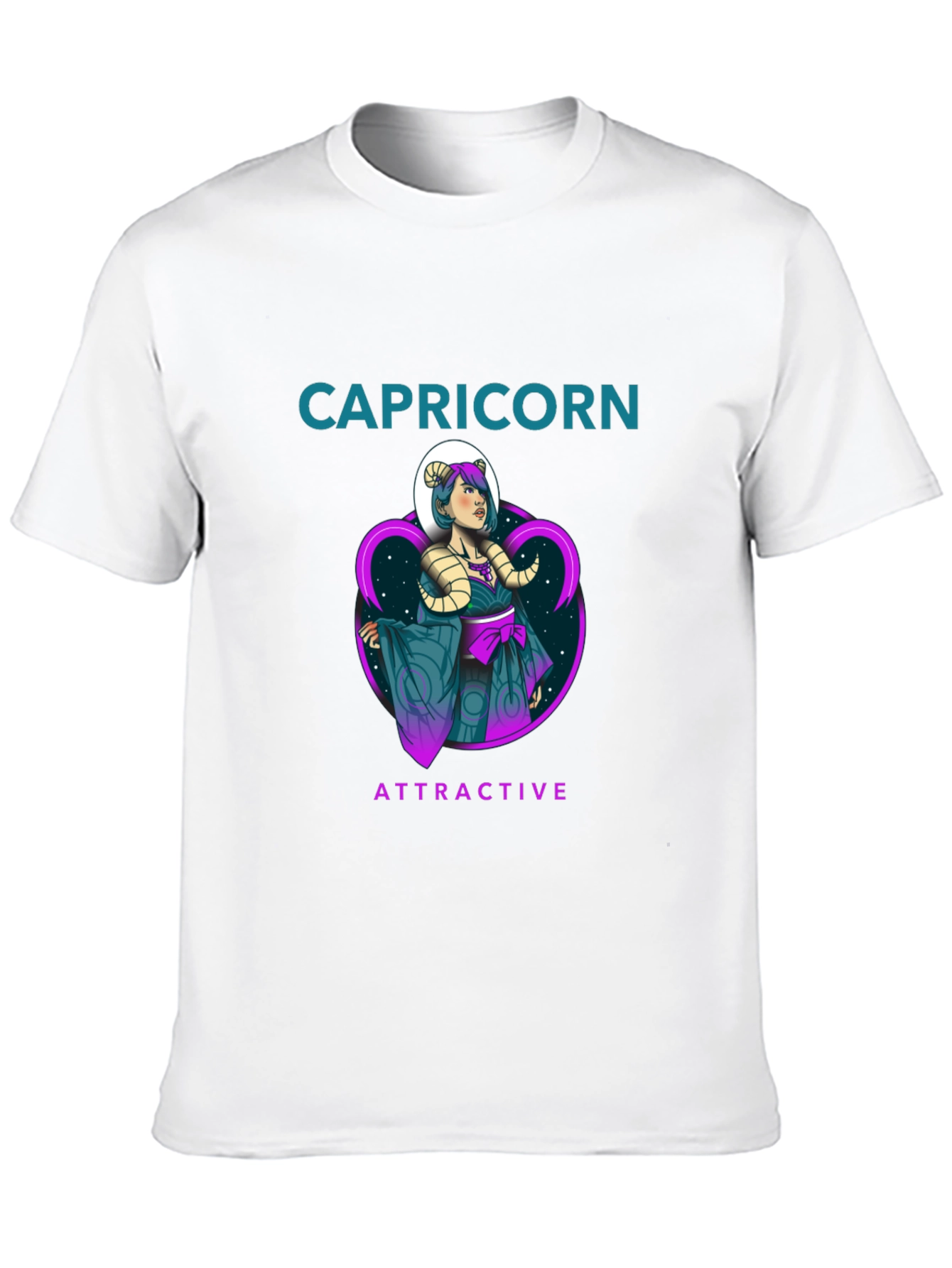 Capricorn Attractive Zodiac Graphic T-Shirt