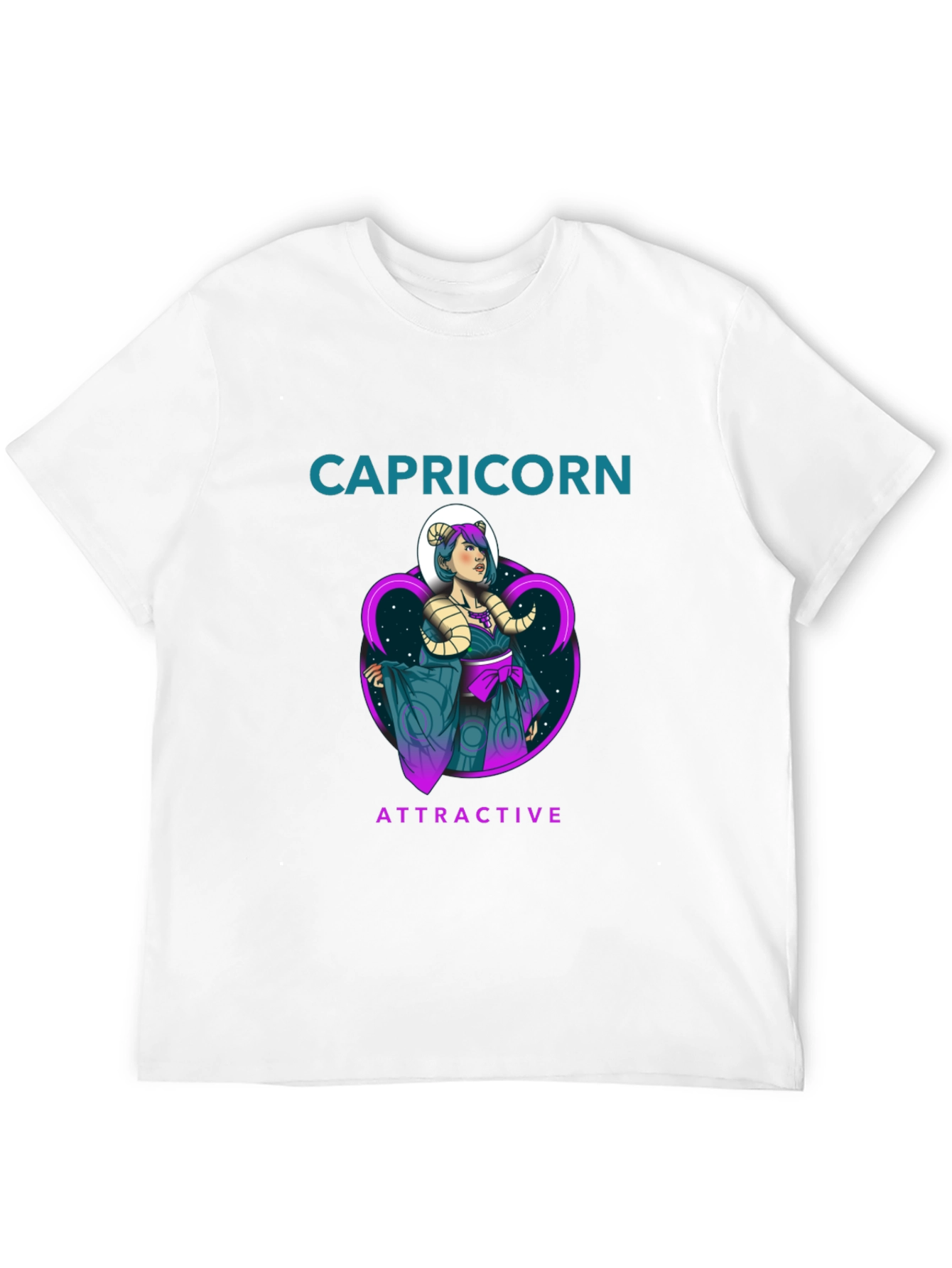 Capricorn Attractive Zodiac Graphic T-Shirt