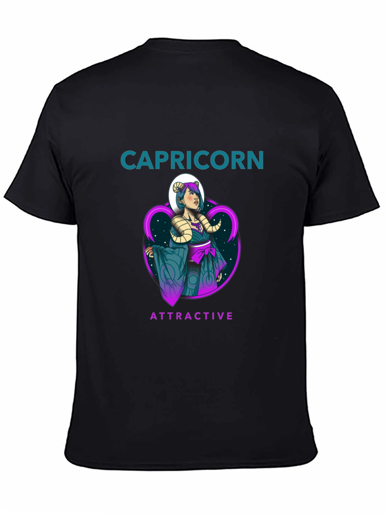 Capricorn Attractive Zodiac Graphic T-Shirt