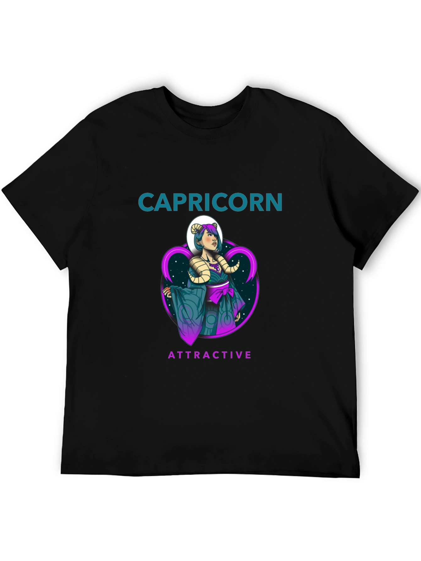 Capricorn Attractive Zodiac Graphic T-Shirt