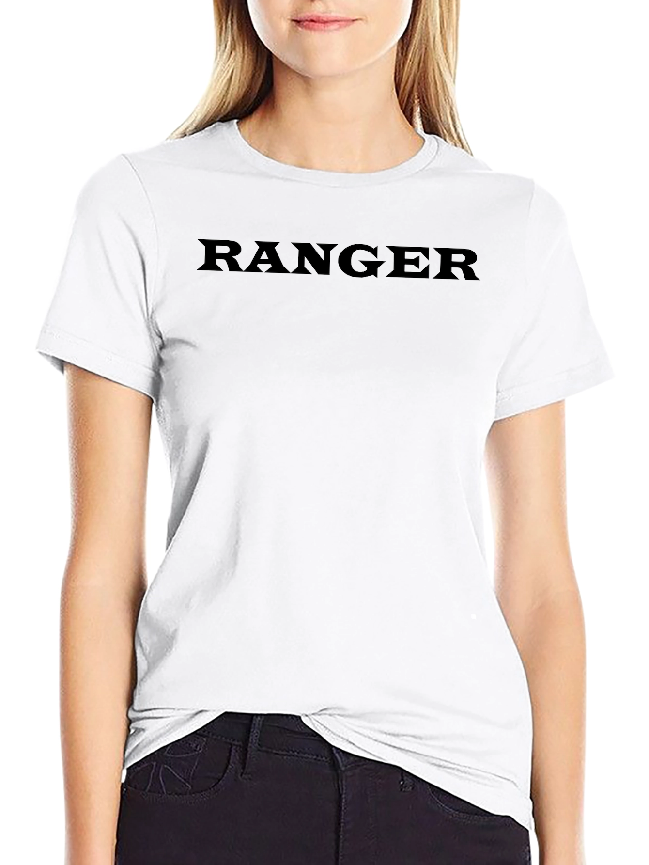 Ranger Black T-Shirt | Classic Cotton Tee