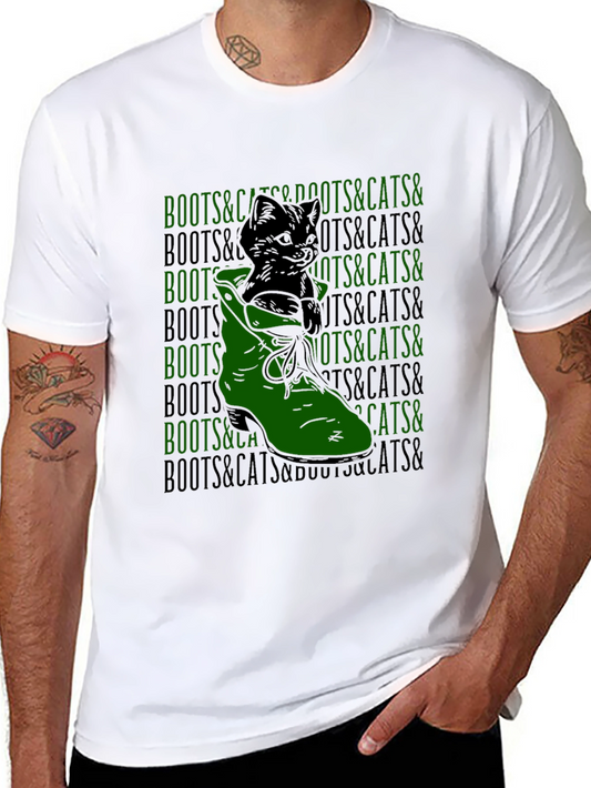 Boots and Cats Graphic Tee