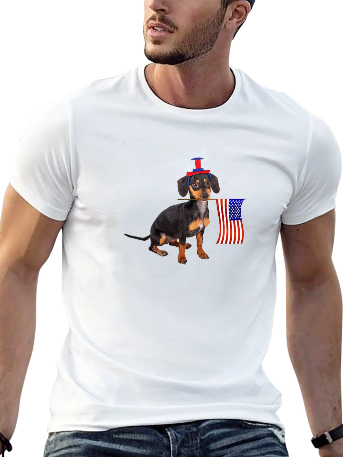 Patriotic Dachshund T-Shirt