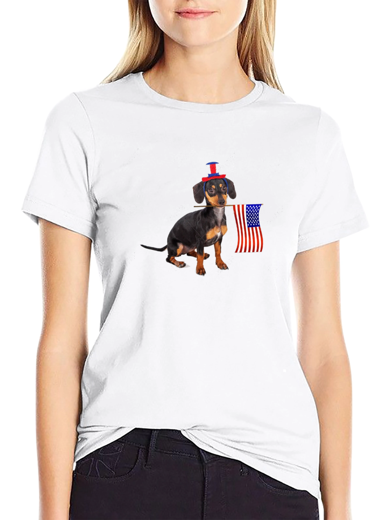 Patriotic Dachshund T-Shirt