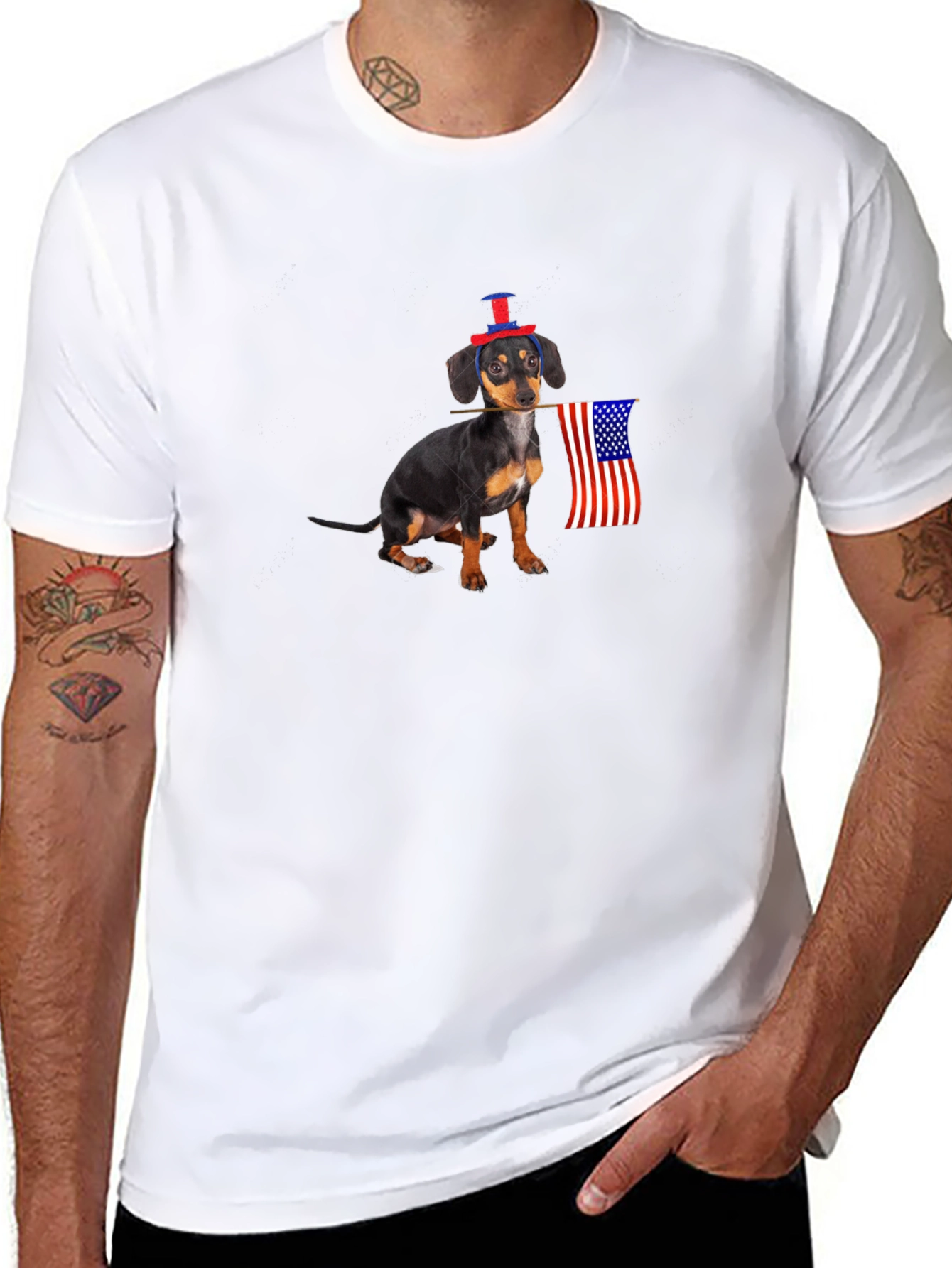 Patriotic Dachshund T-Shirt