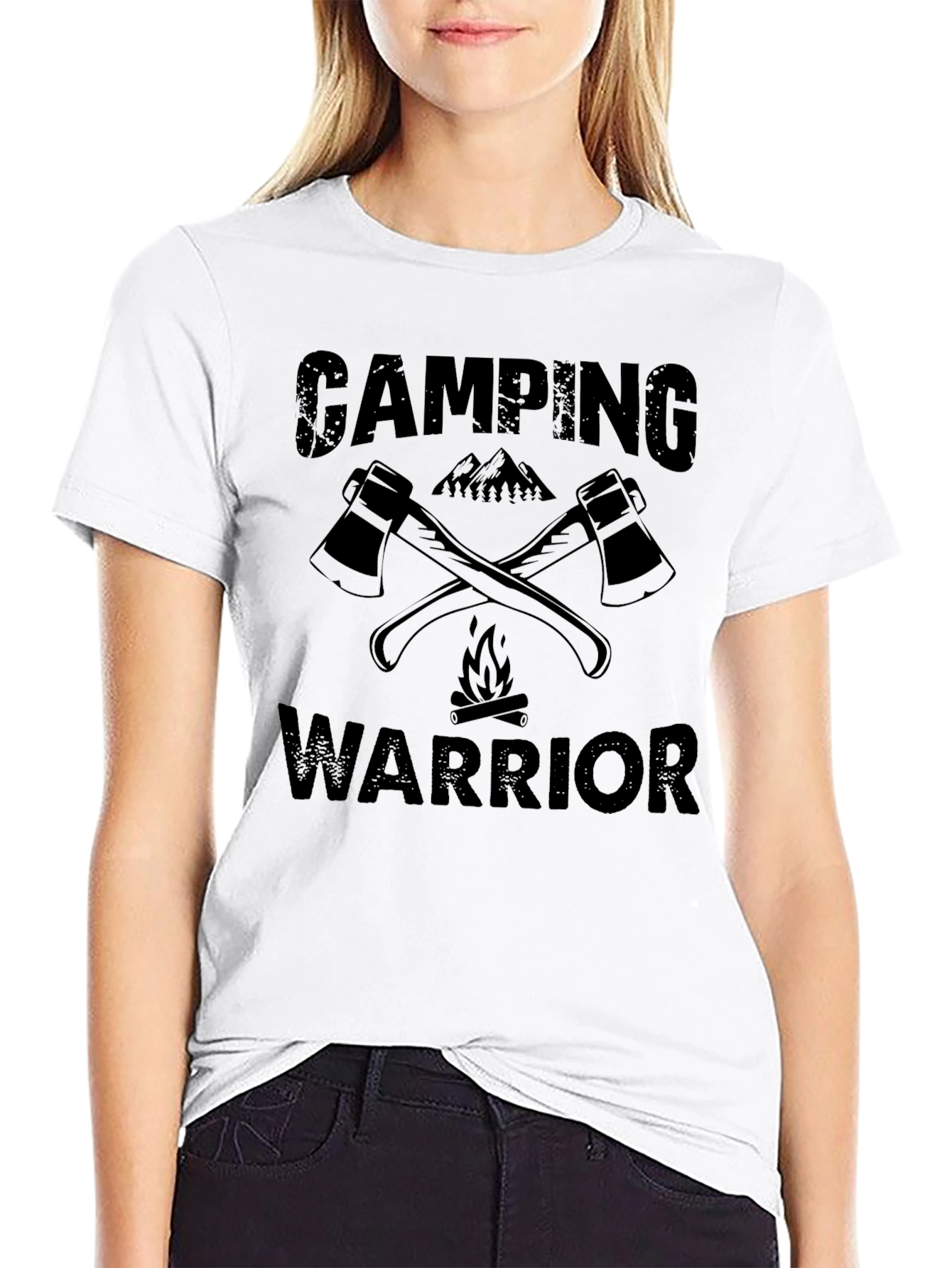 Camping Warrior Graphic Tee