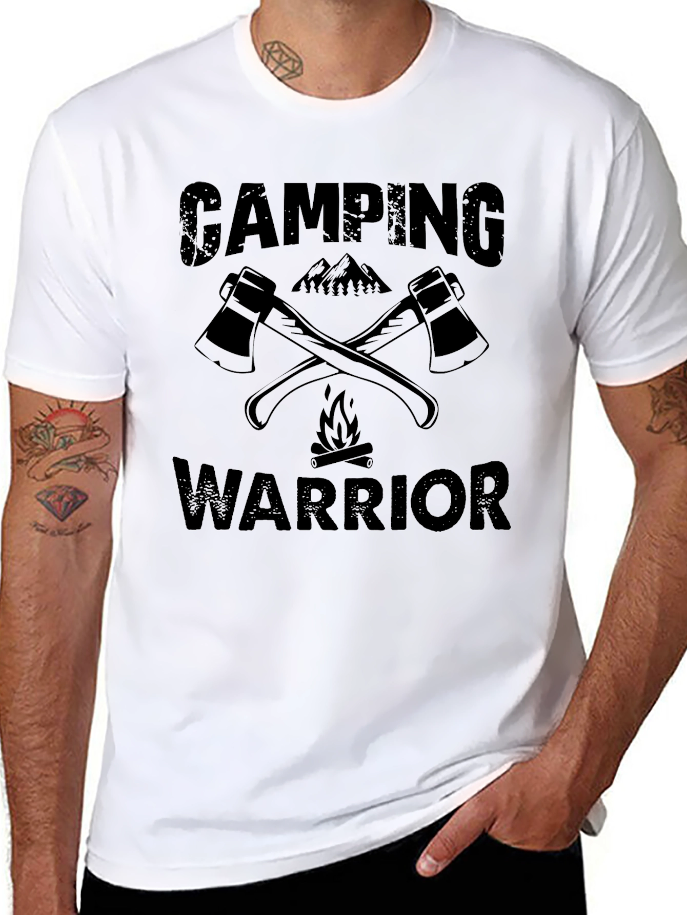 Camping Warrior Graphic Tee