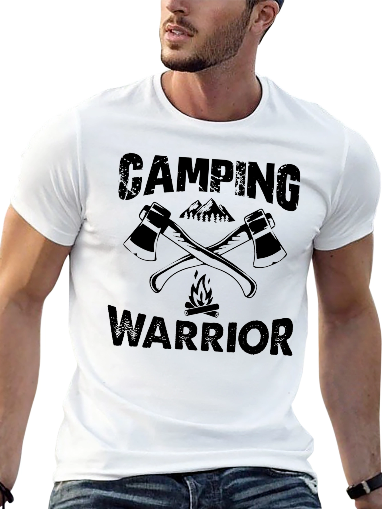 Camping Warrior Graphic Tee