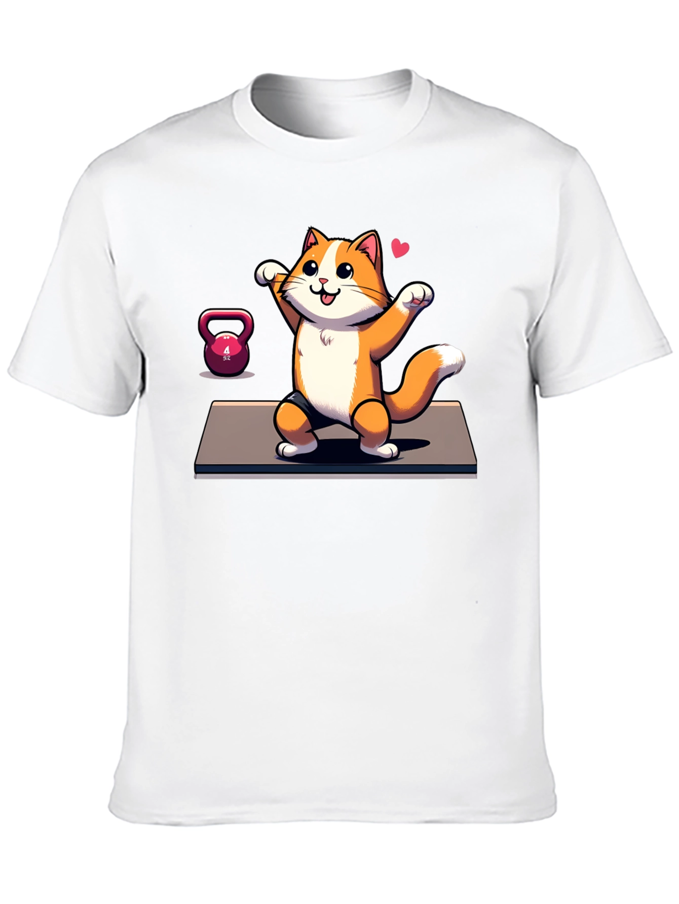 Funny Cat Gym T-Shirt