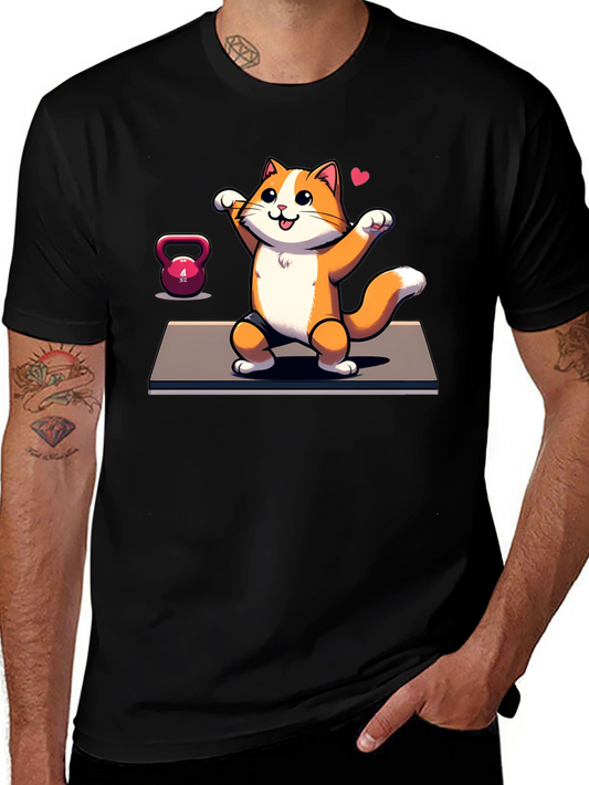 Funny Cat Gym T-Shirt