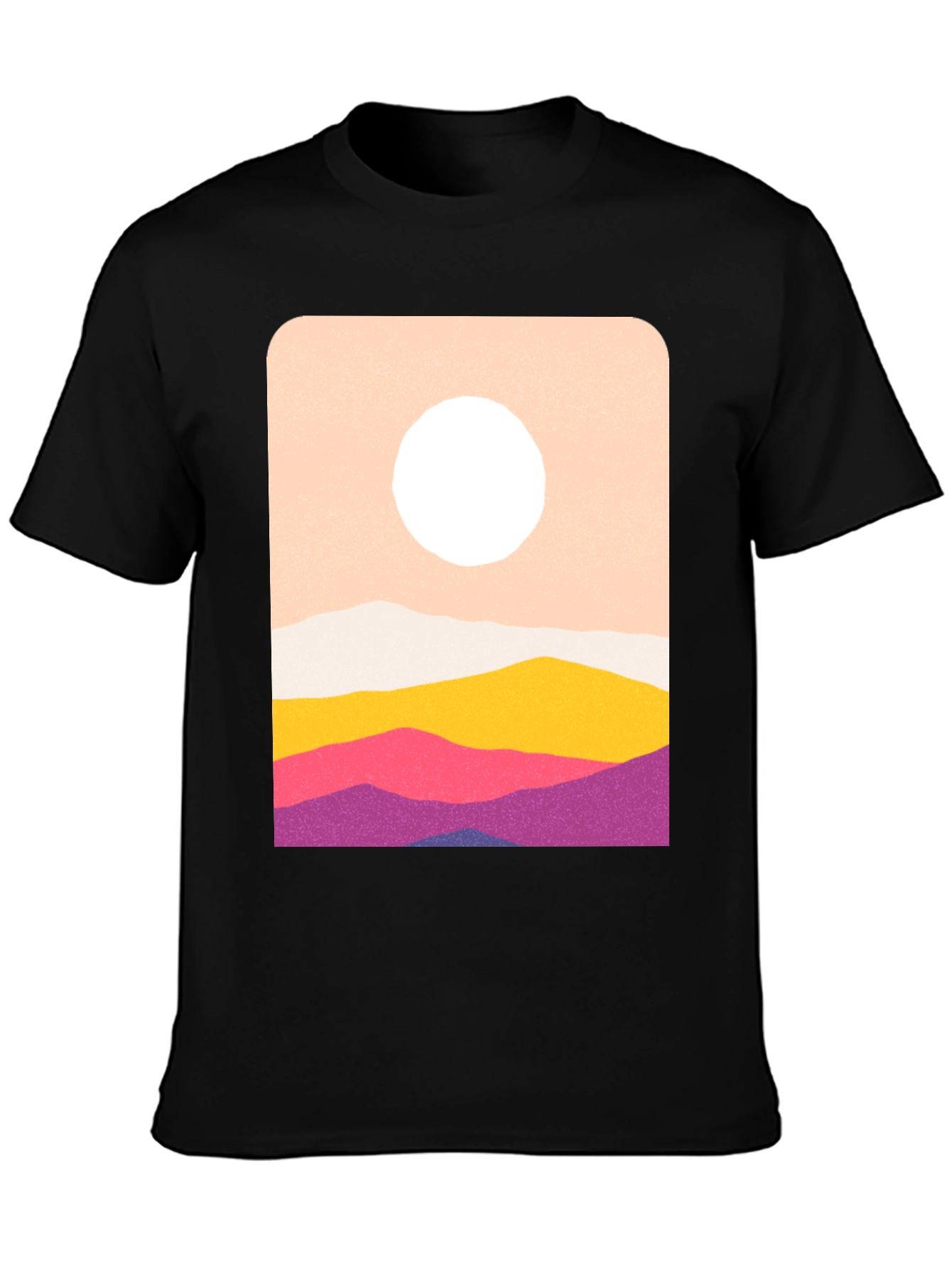 Abstract Mountain Range Graphic Tee