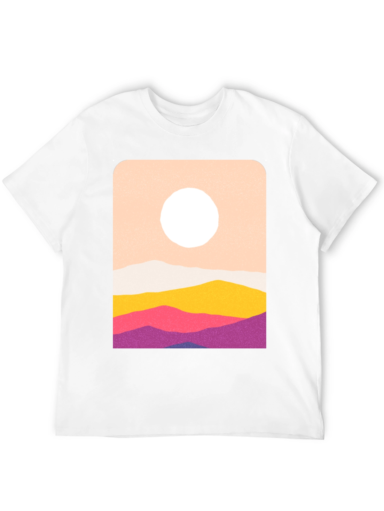 Abstract Mountain Range Graphic Tee