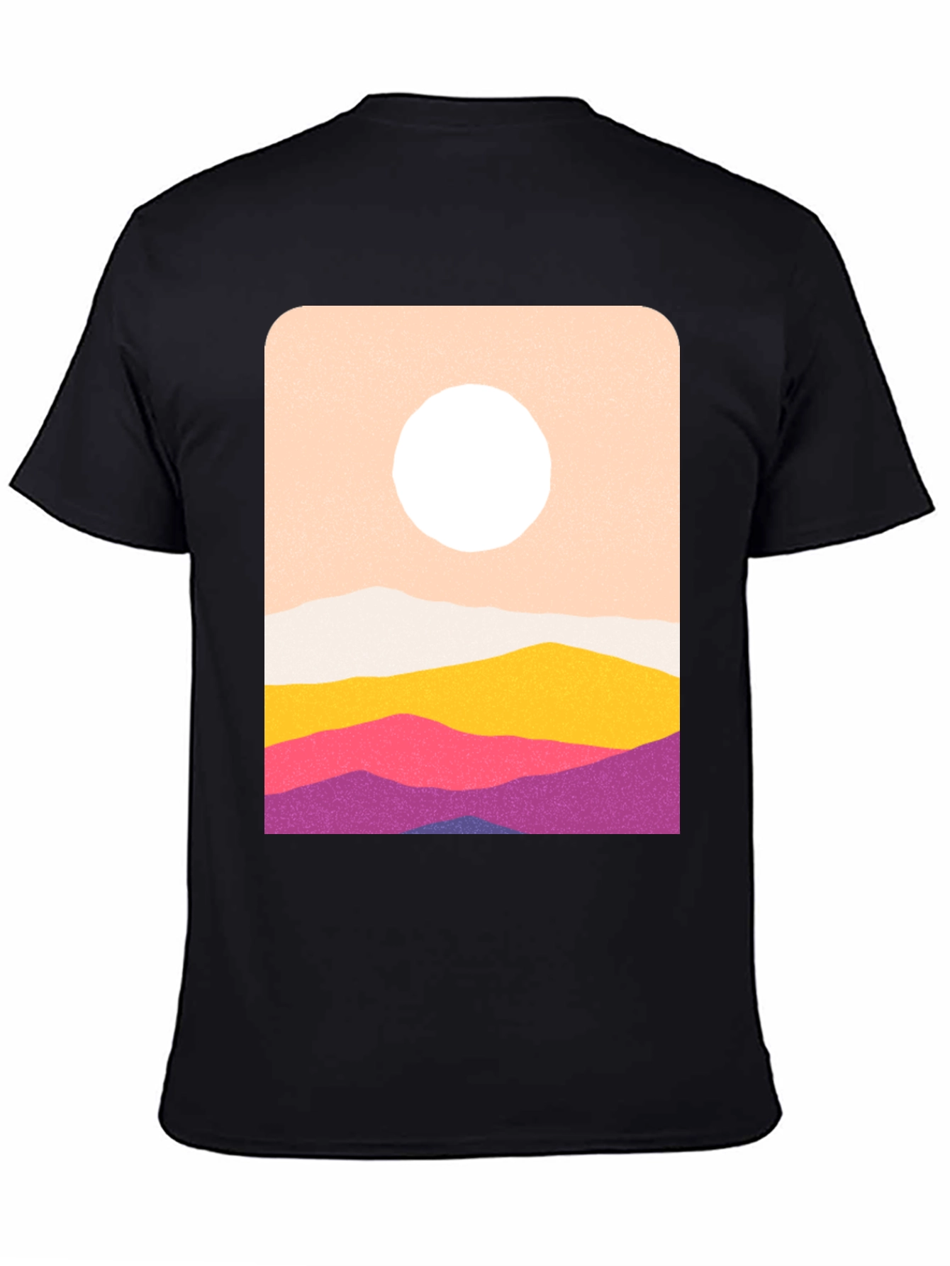 Abstract Mountain Range Graphic Tee