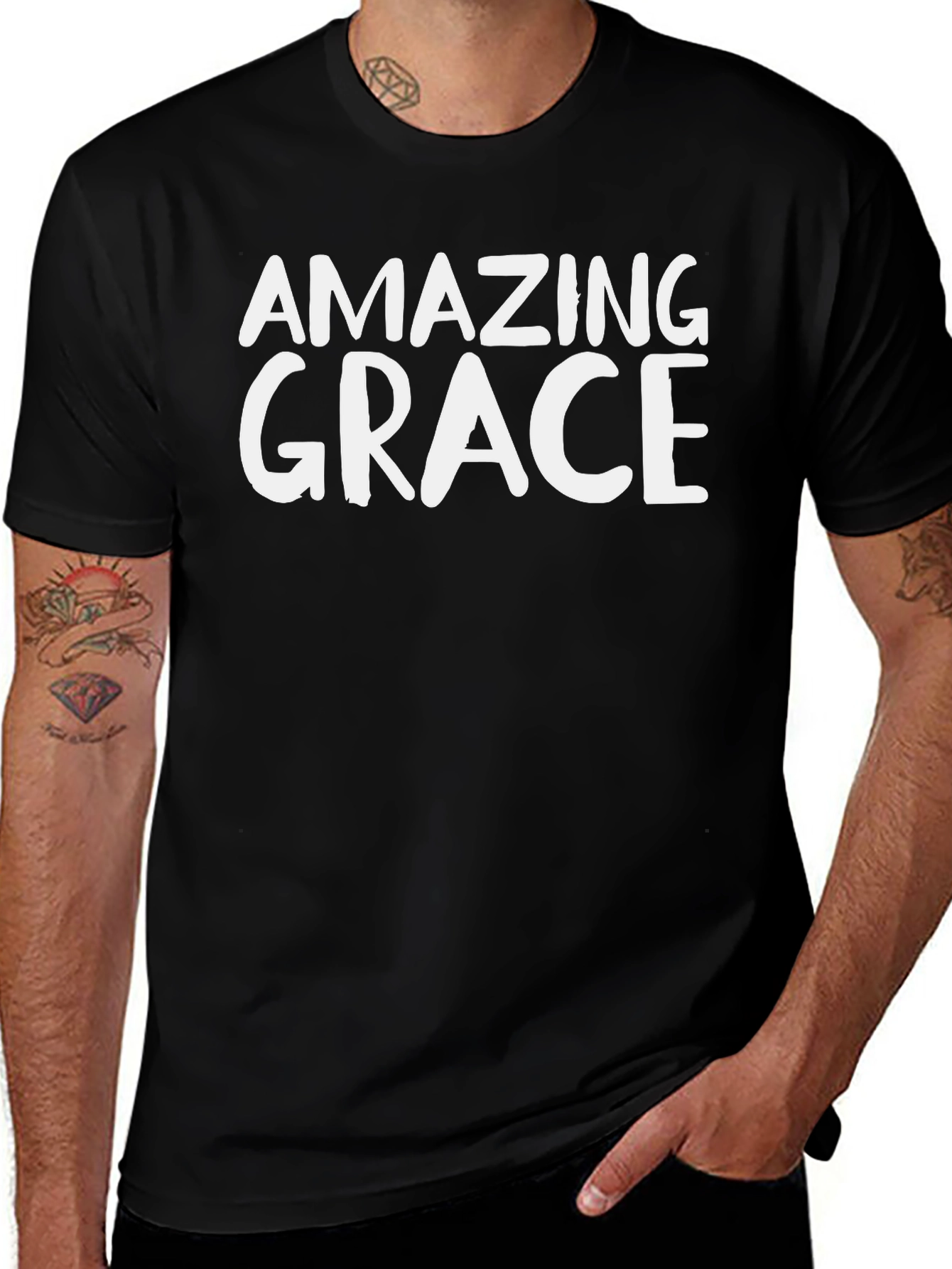 Amazing Grace Christian T-Shirt - Religious Apparel