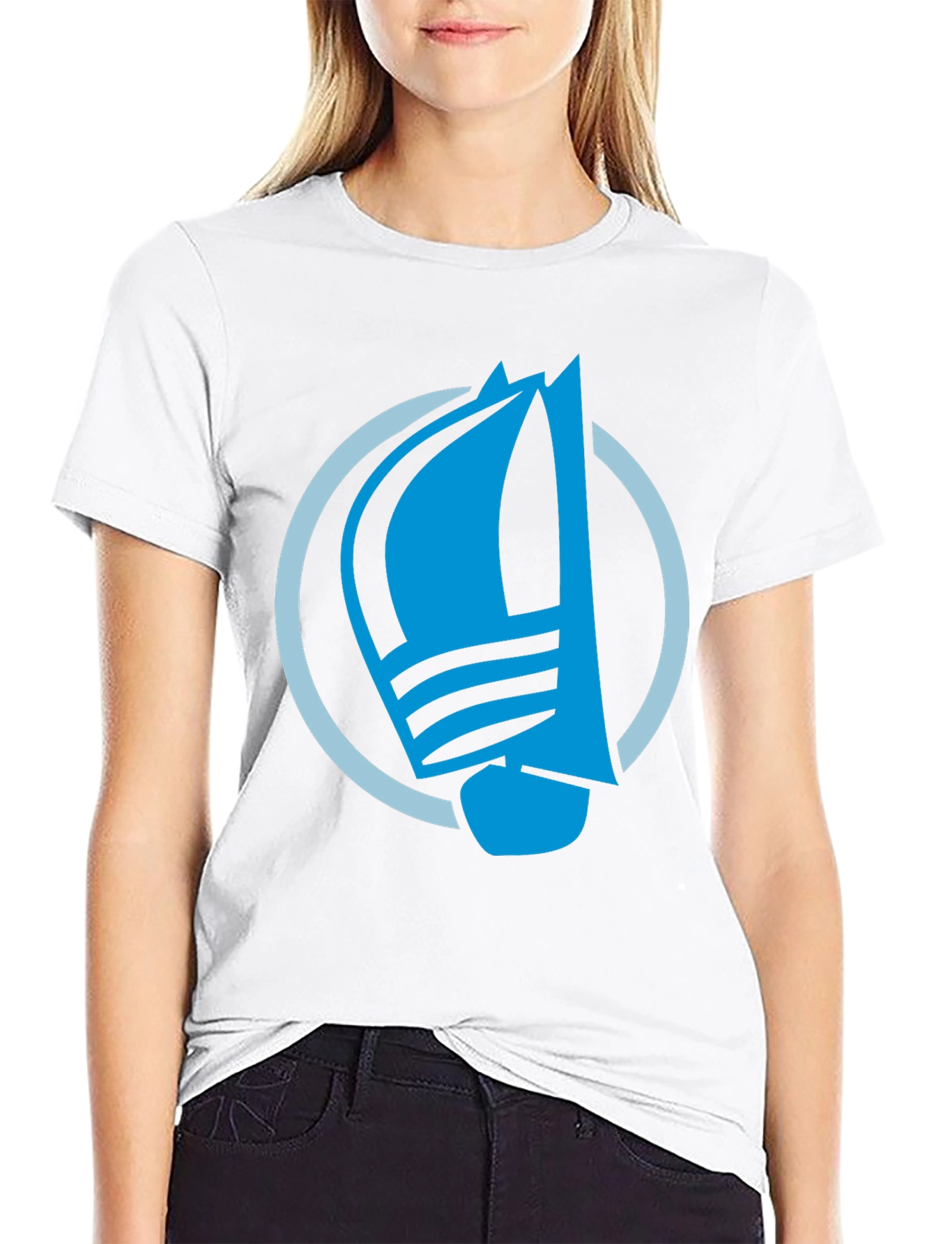 Sailing Boat Graphic T-Shirt - Stylish Nautical Design