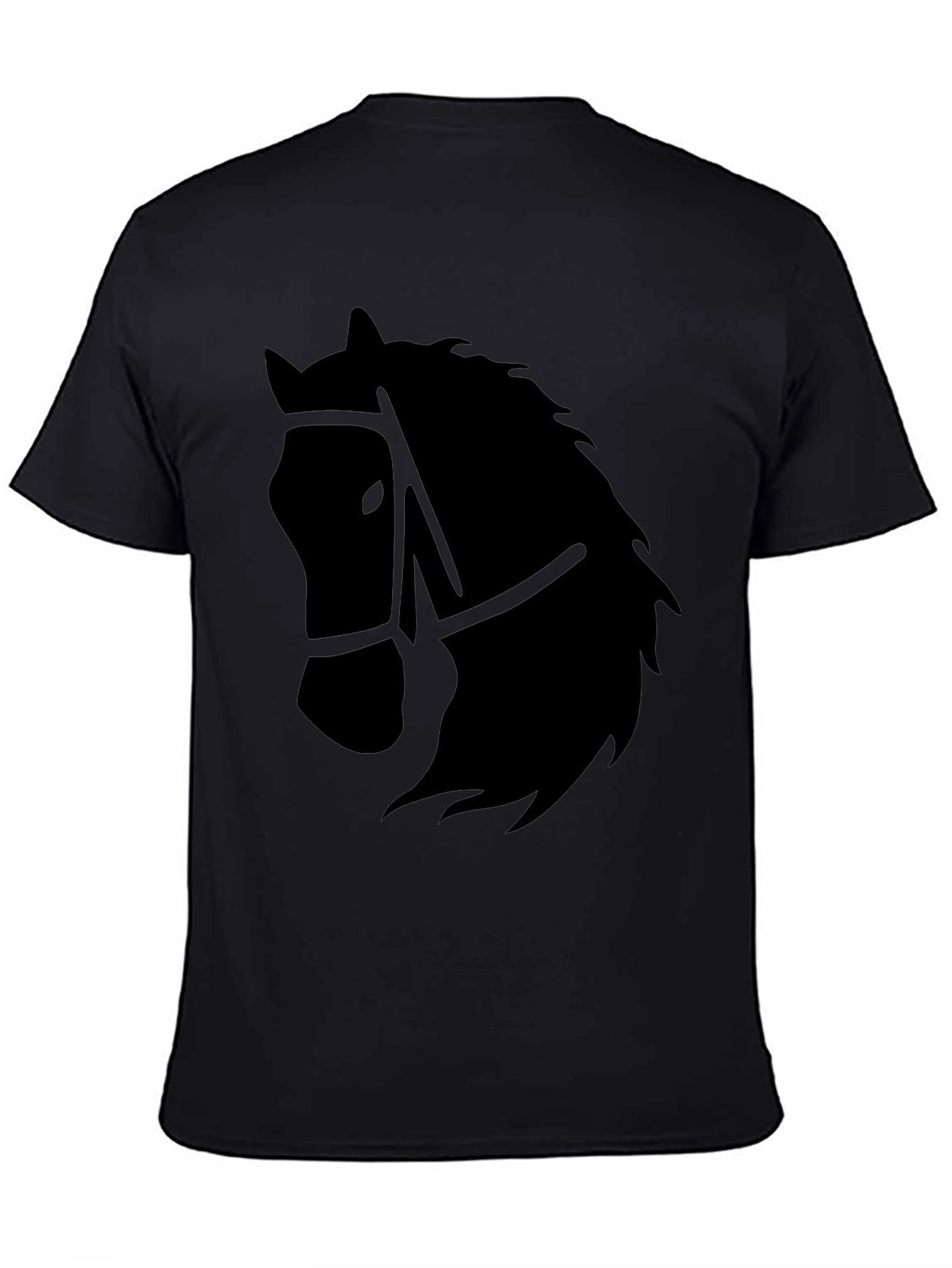 Horse Graphic Black T-Shirt