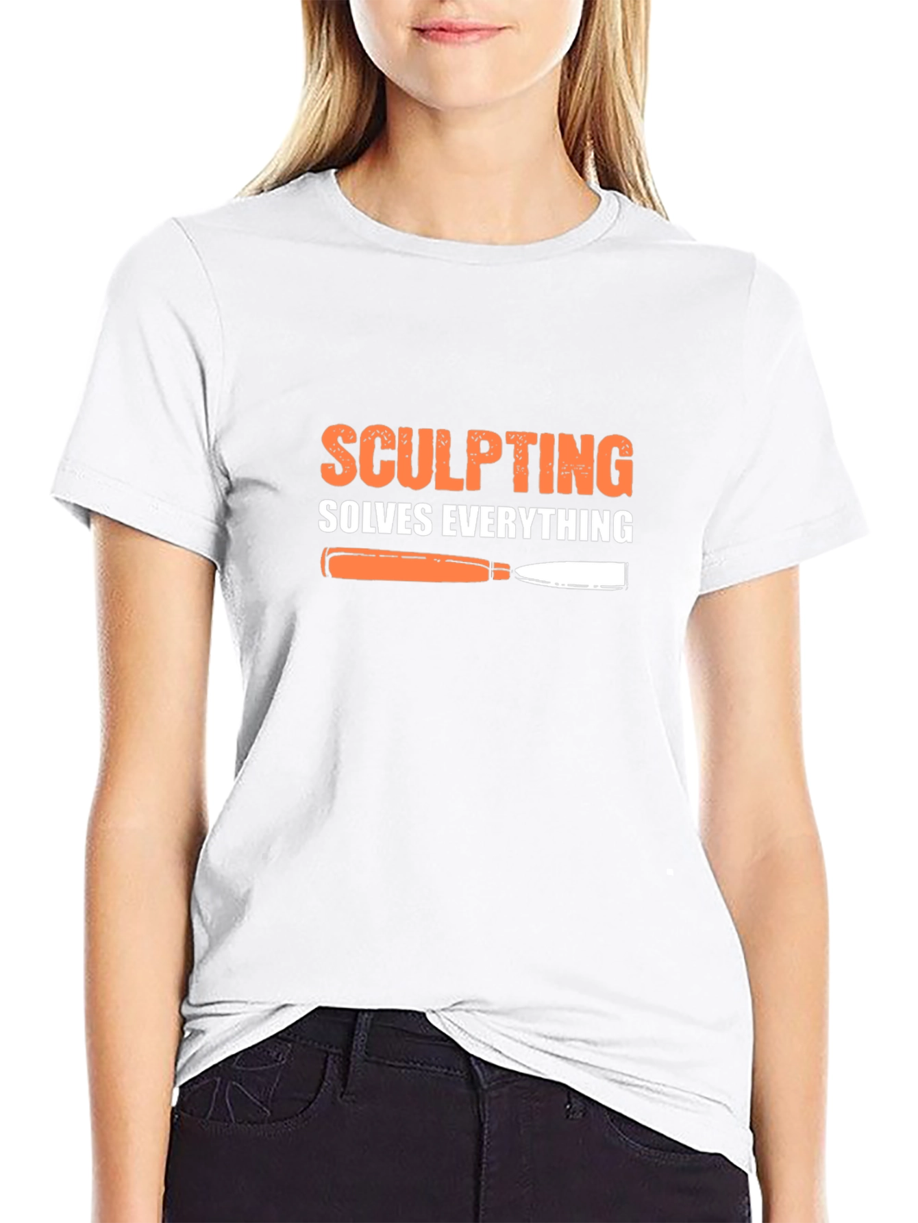 Sculpting Solves Everything Graphic T-Shirt
