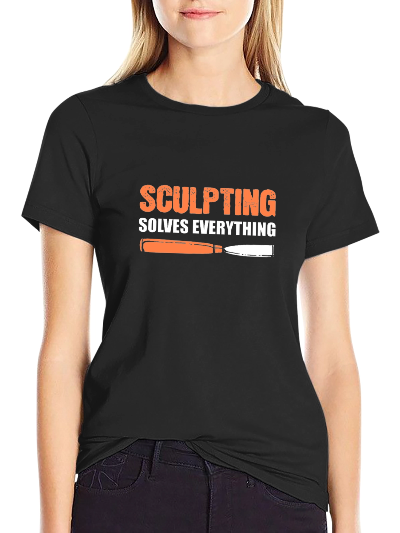 Sculpting Solves Everything Graphic T-Shirt