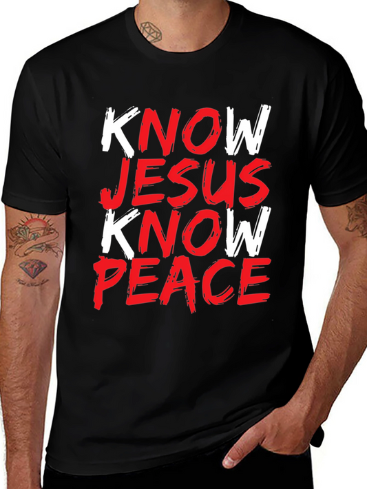 Know Jesus Know Peace Graphic Tee