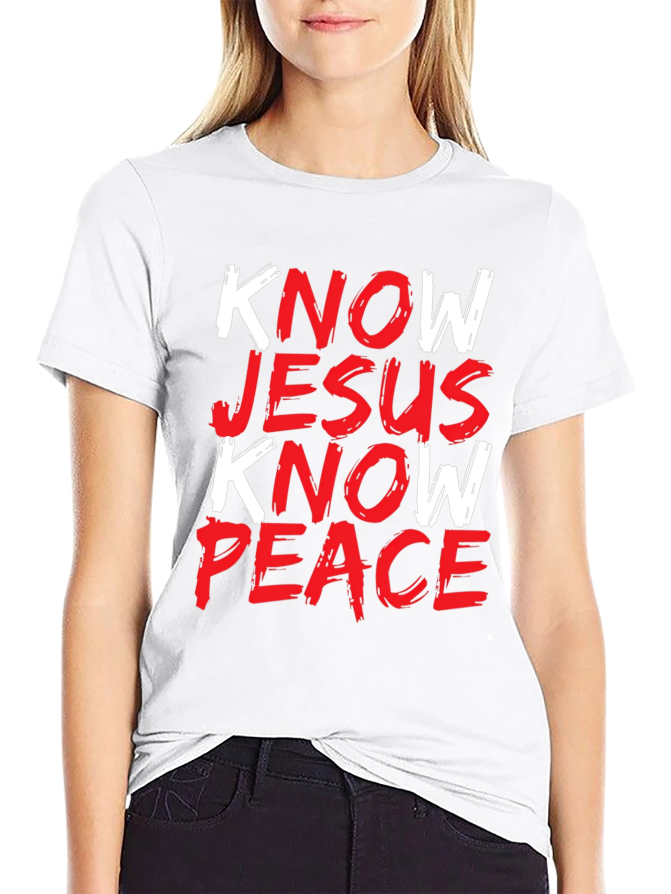 Know Jesus Know Peace Graphic Tee