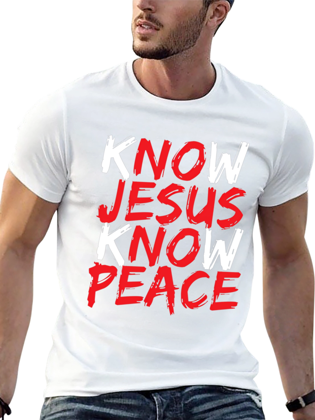 Know Jesus Know Peace Graphic Tee