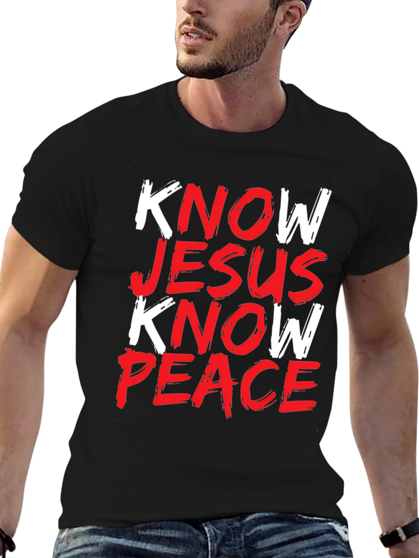 Know Jesus Know Peace Graphic Tee