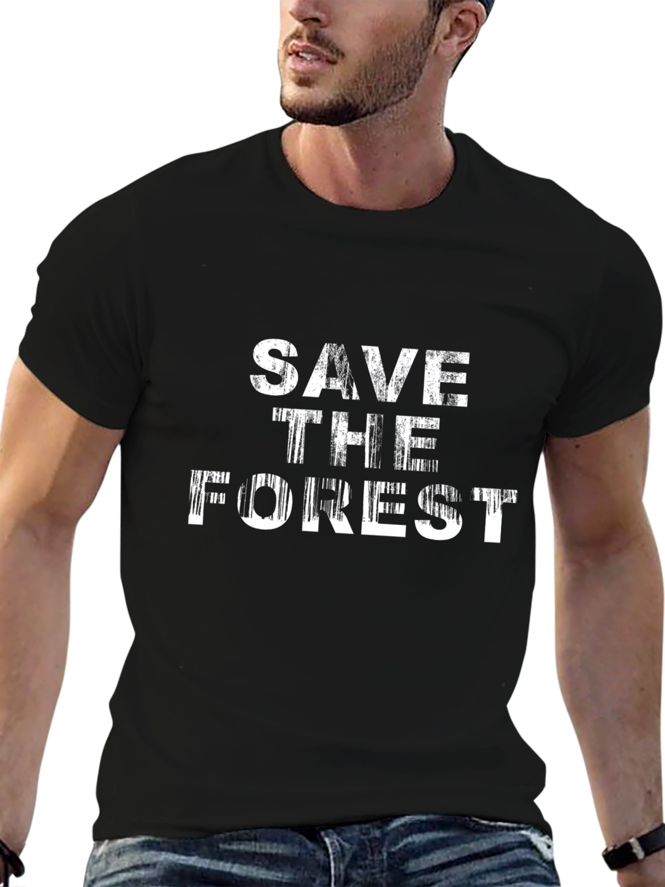 Save the Forest Graphic T-Shirt - Eco Friendly