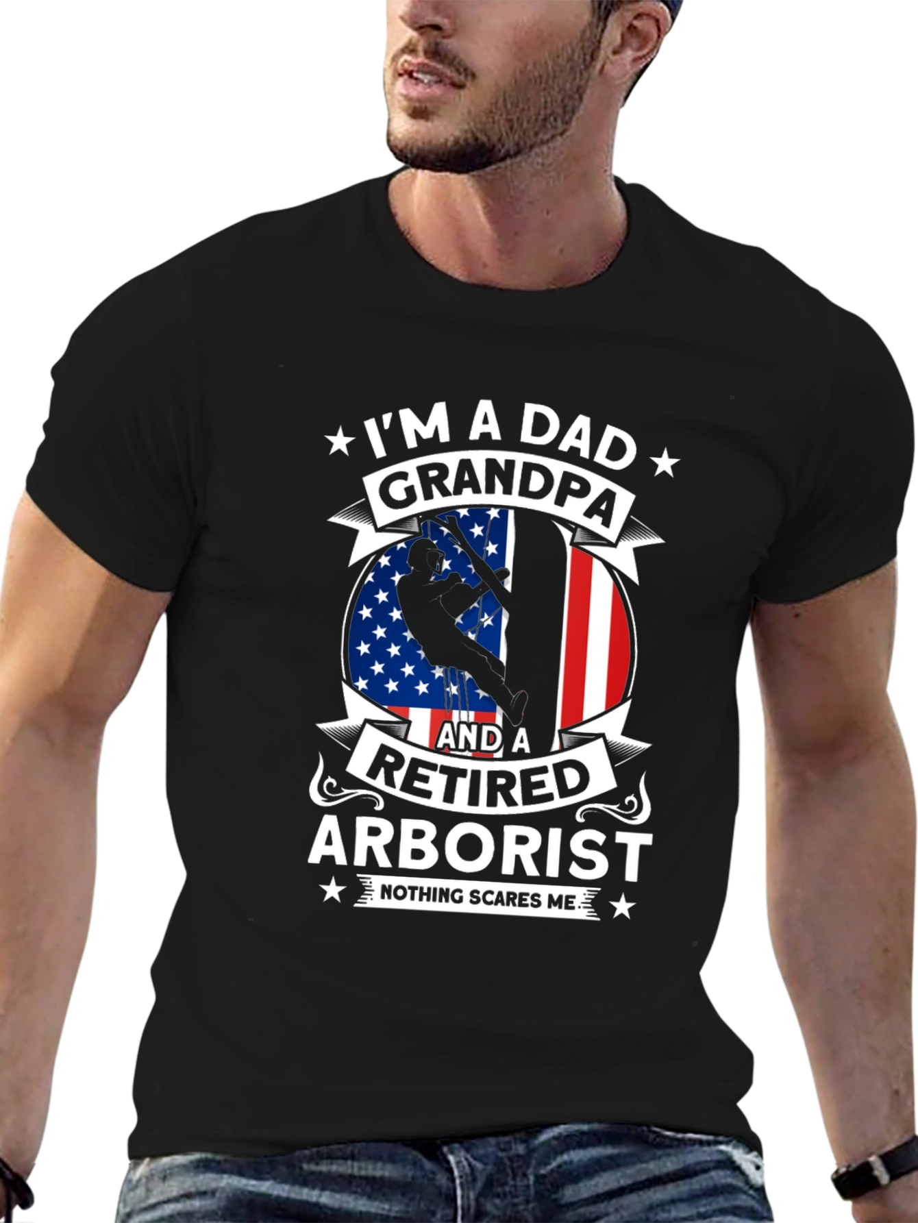 Retired Arborist Dad Grandpa T-Shirt