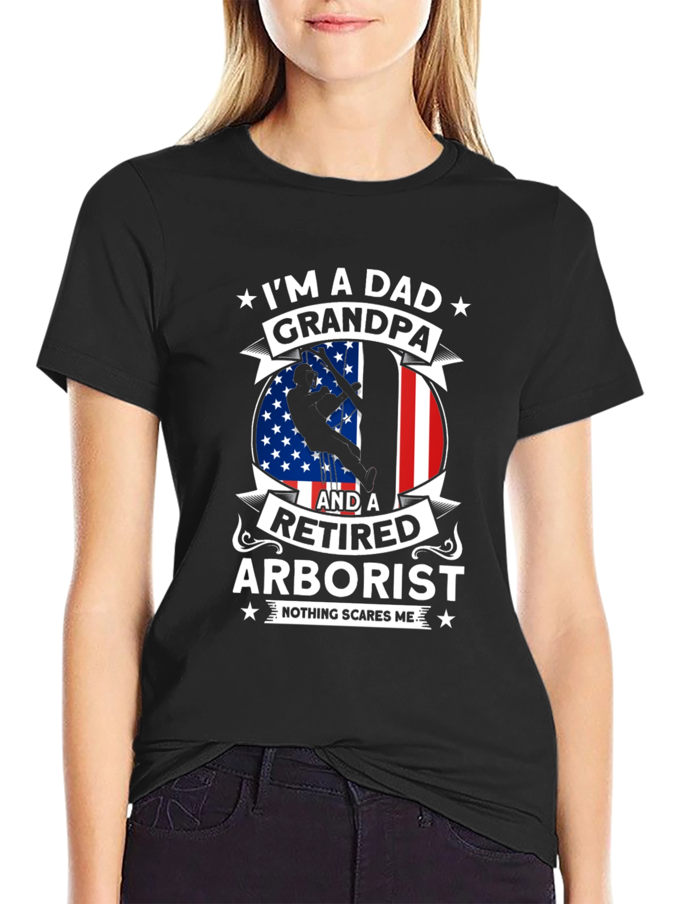 Retired Arborist Dad Grandpa T-Shirt