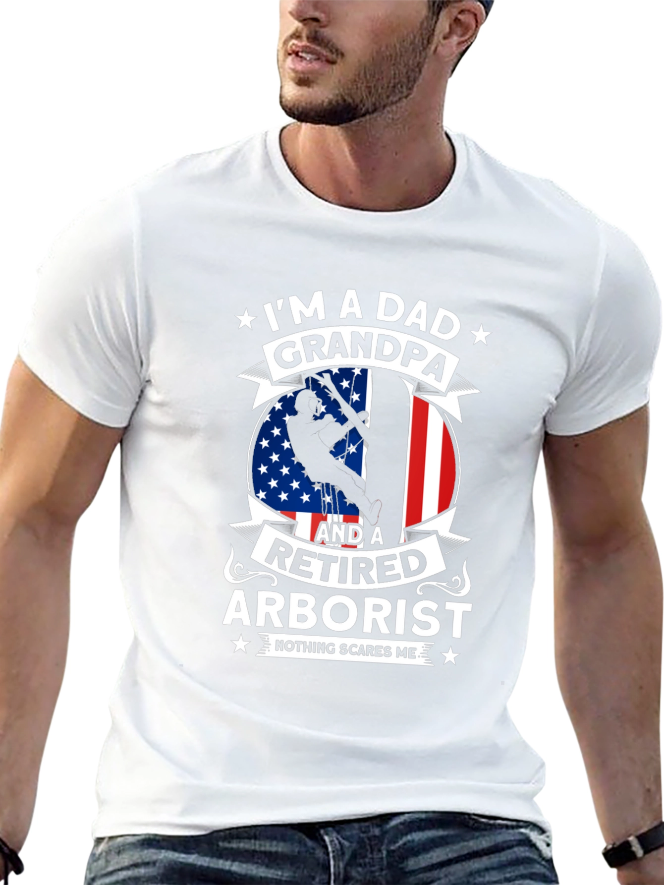 Retired Arborist Dad Grandpa T-Shirt