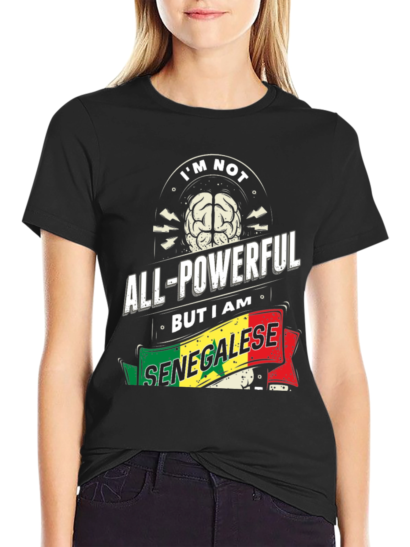 Senegalese Pride T-Shirt - All-Powerful Brain Tee