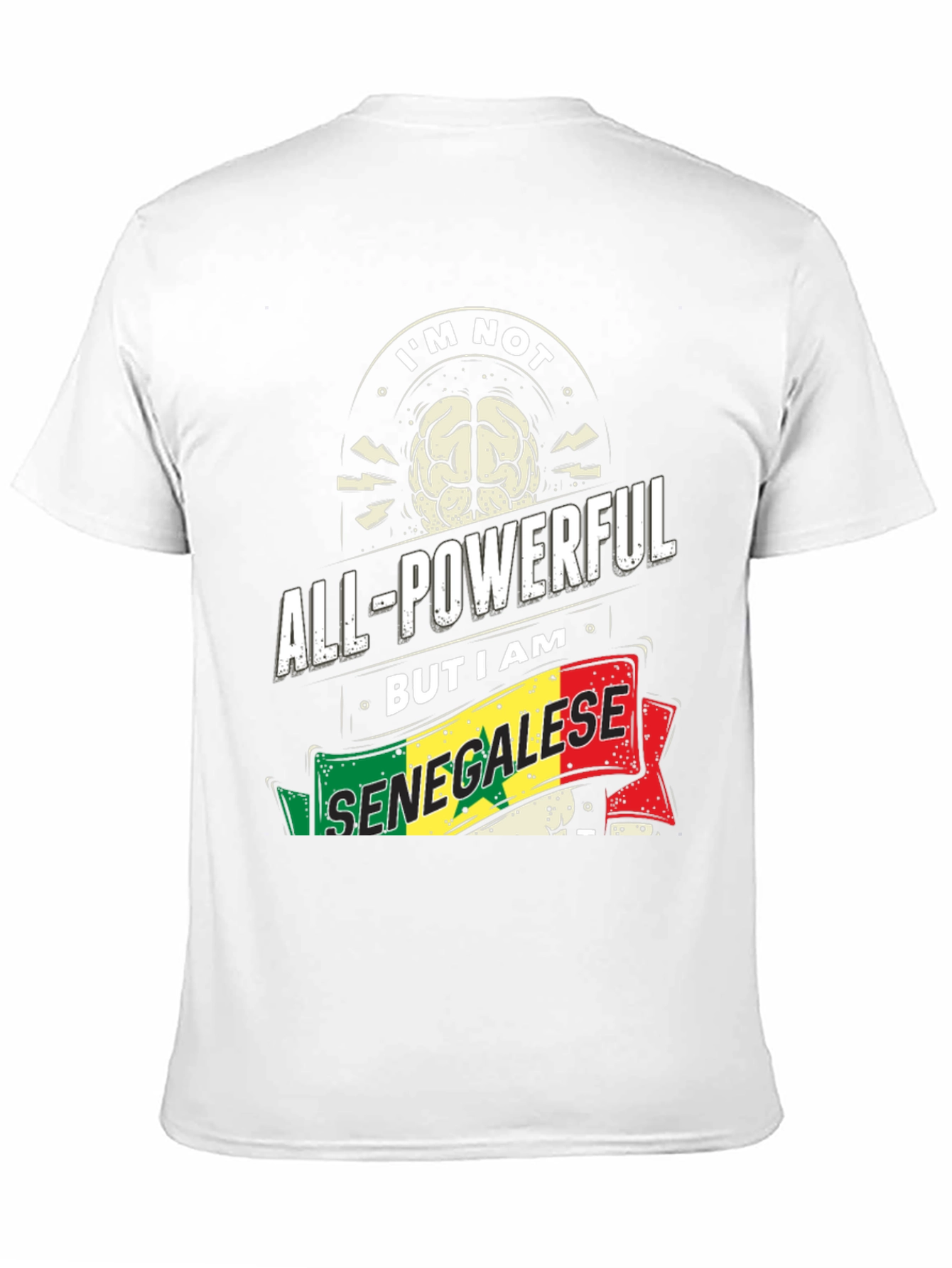 Senegalese Pride T-Shirt - All-Powerful Brain Tee