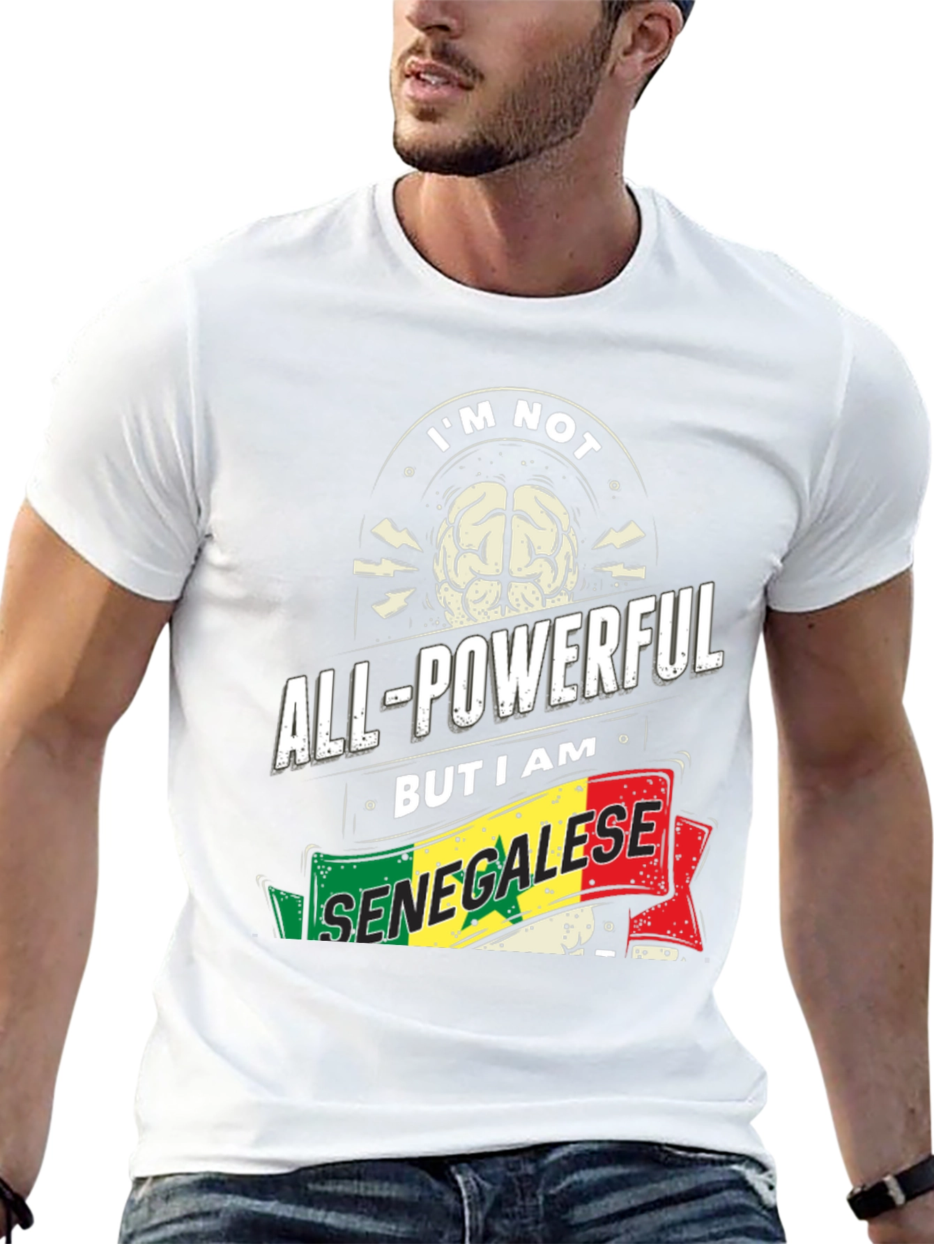 Senegalese Pride T-Shirt - All-Powerful Brain Tee