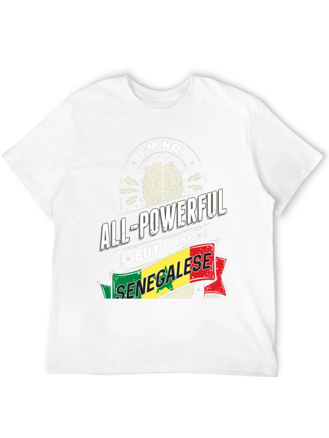 Senegalese Pride T-Shirt - All-Powerful Brain Tee