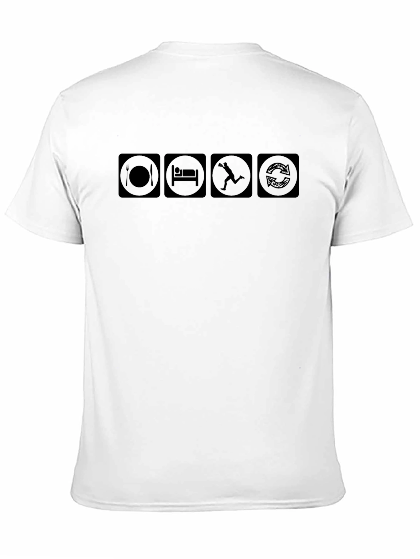 Eat Sleep Parkour Repeat T-Shirt - Black Cotton Tee