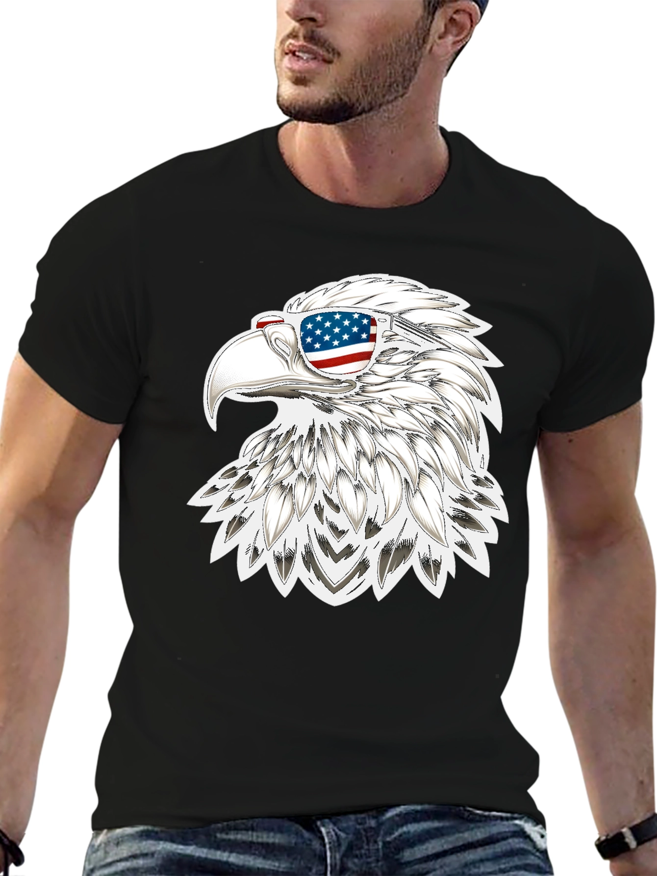 American Eagle Graphic Tee - Patriotic Style