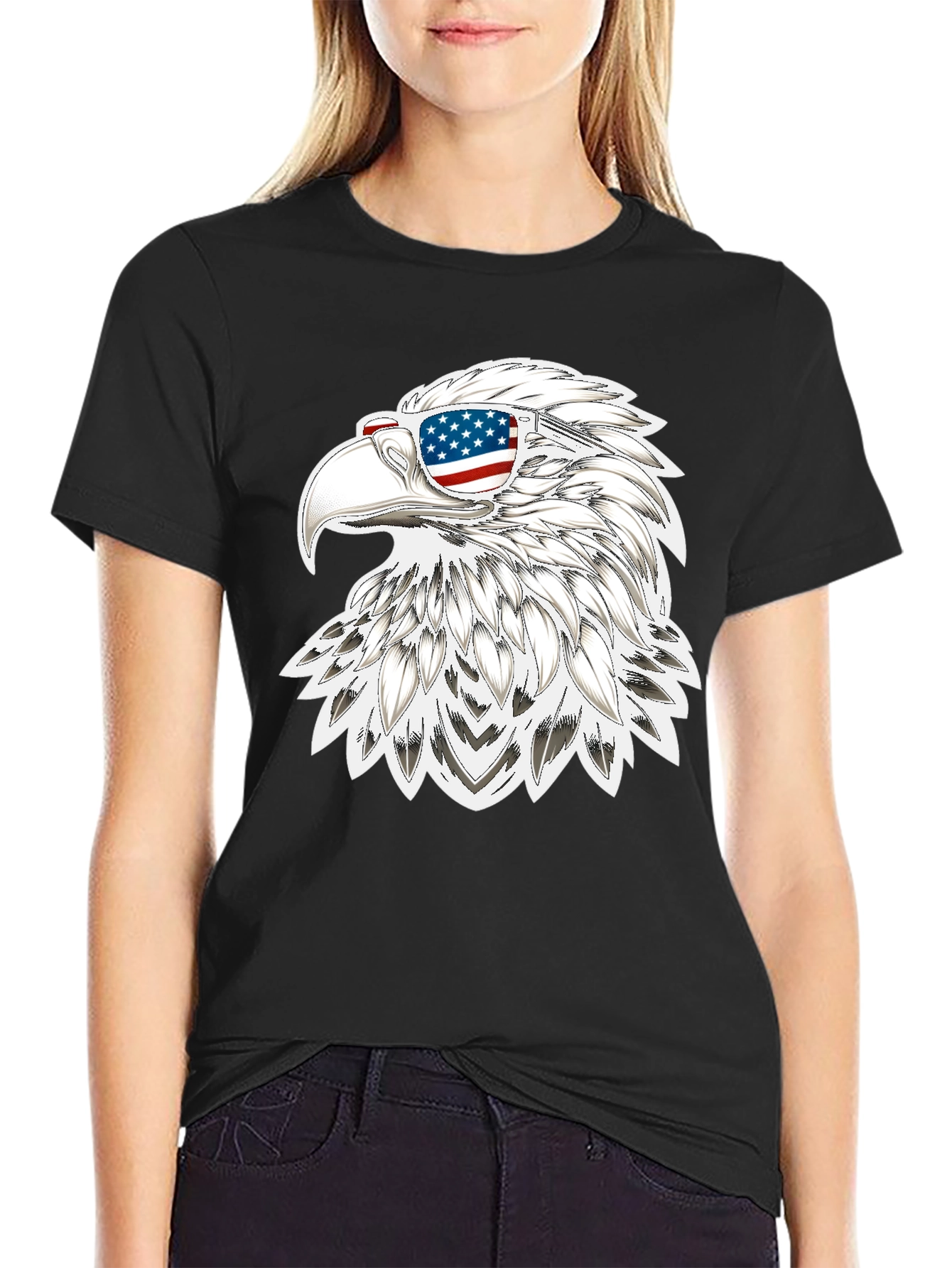 American Eagle Graphic Tee - Patriotic Style