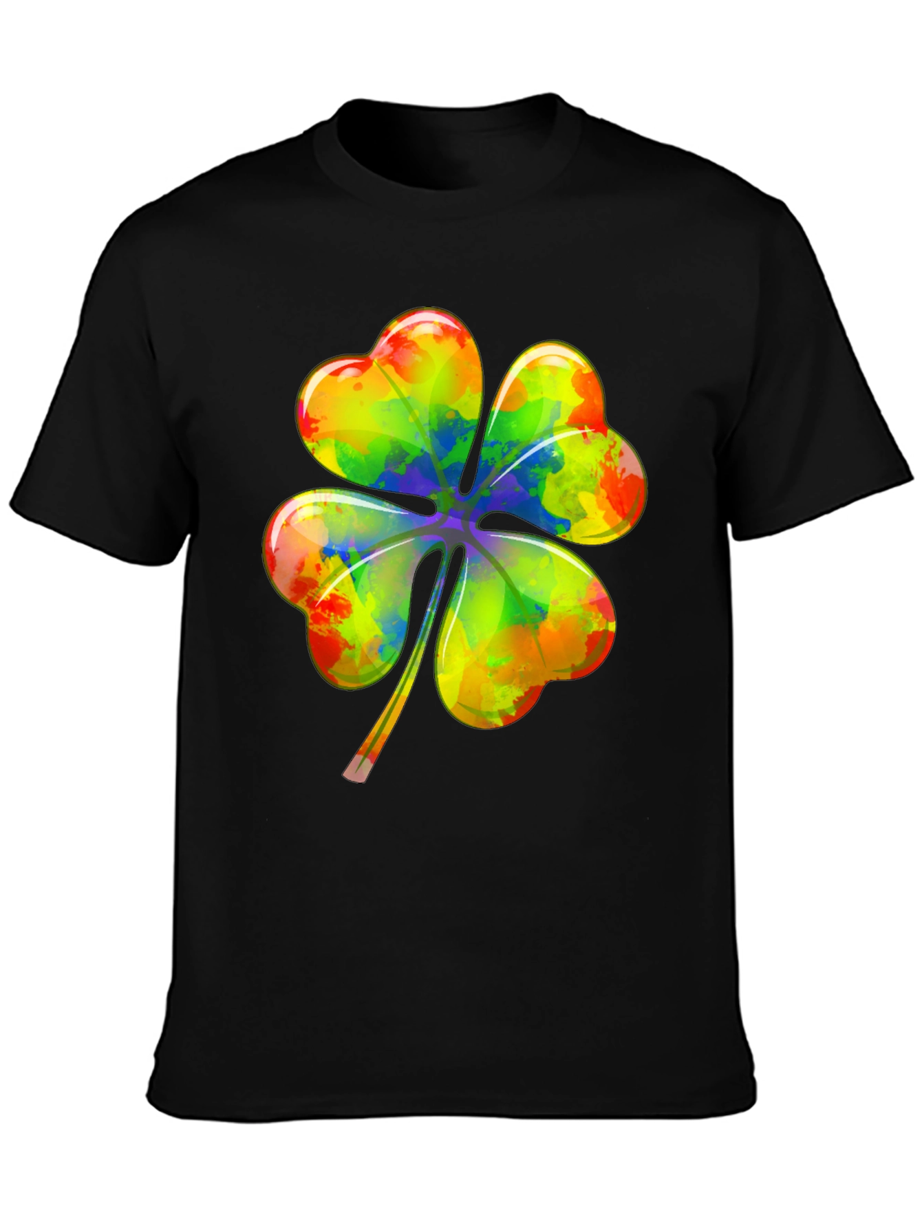 Rainbow Shamrock T-Shirt - Lucky St. Patricks Day Tee