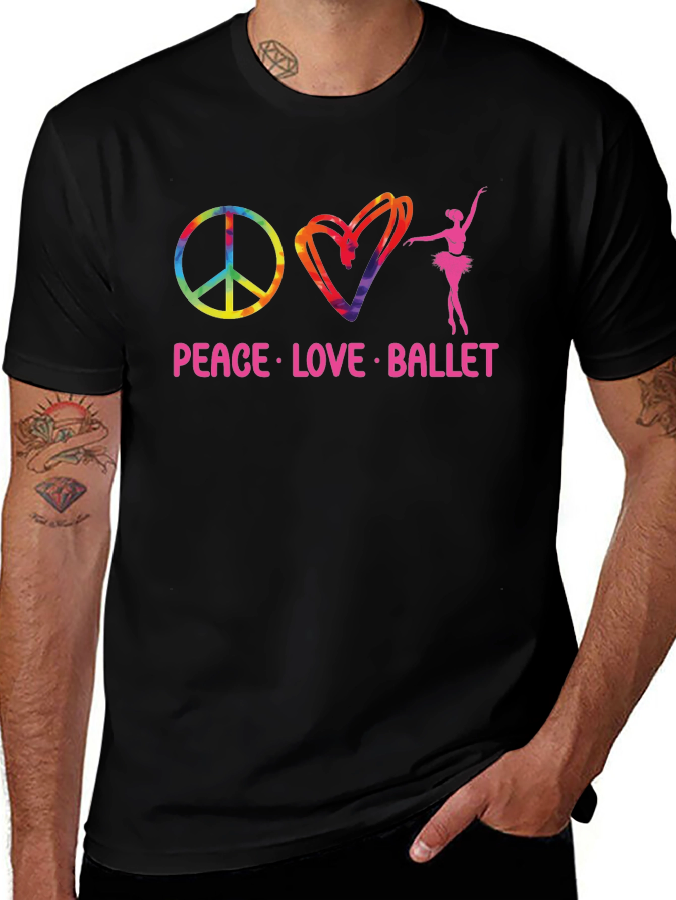 Peace Love Ballet Graphic Tee