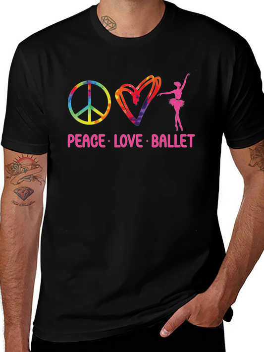 Peace Love Ballet Graphic Tee
