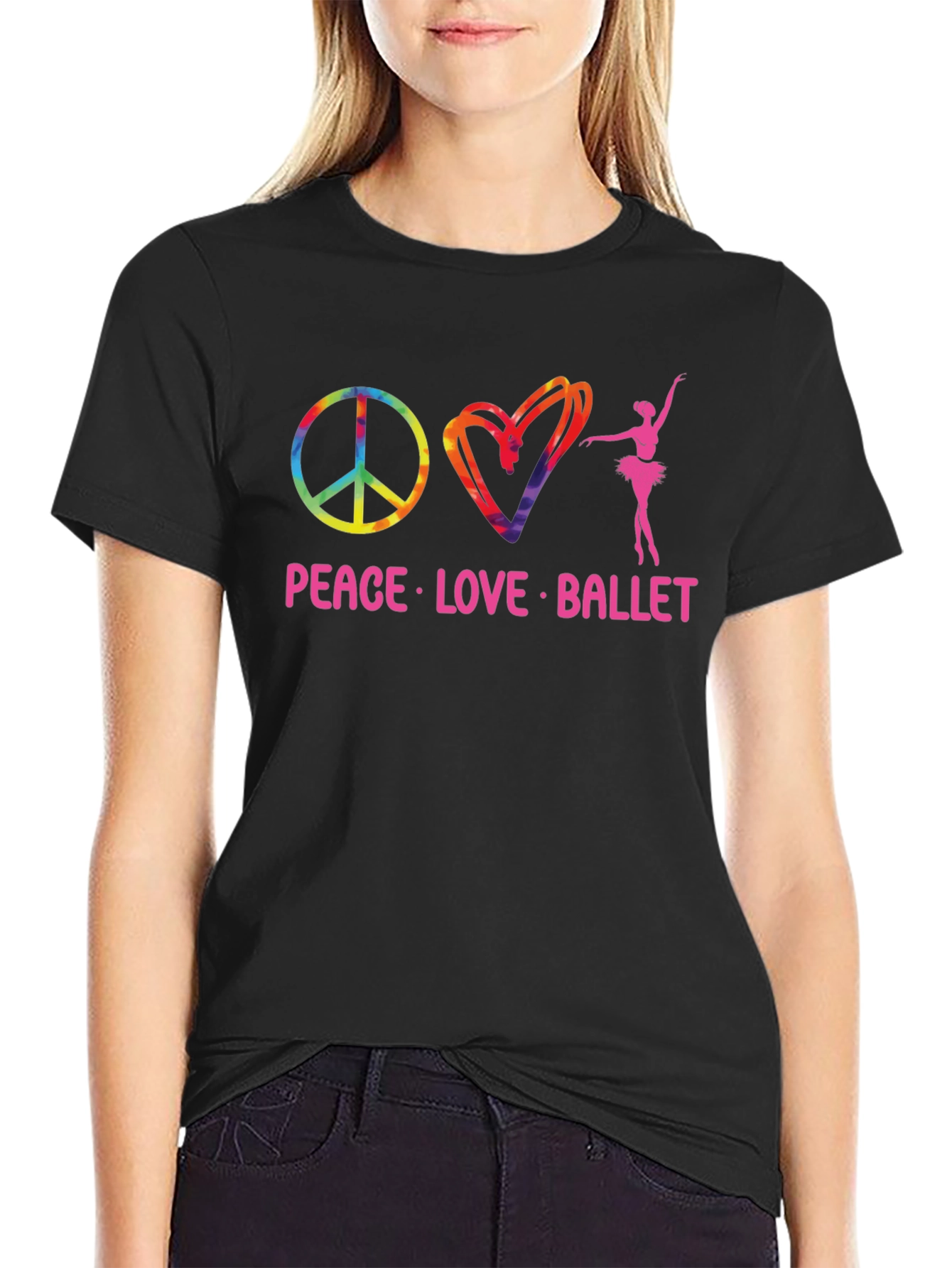Peace Love Ballet Graphic Tee