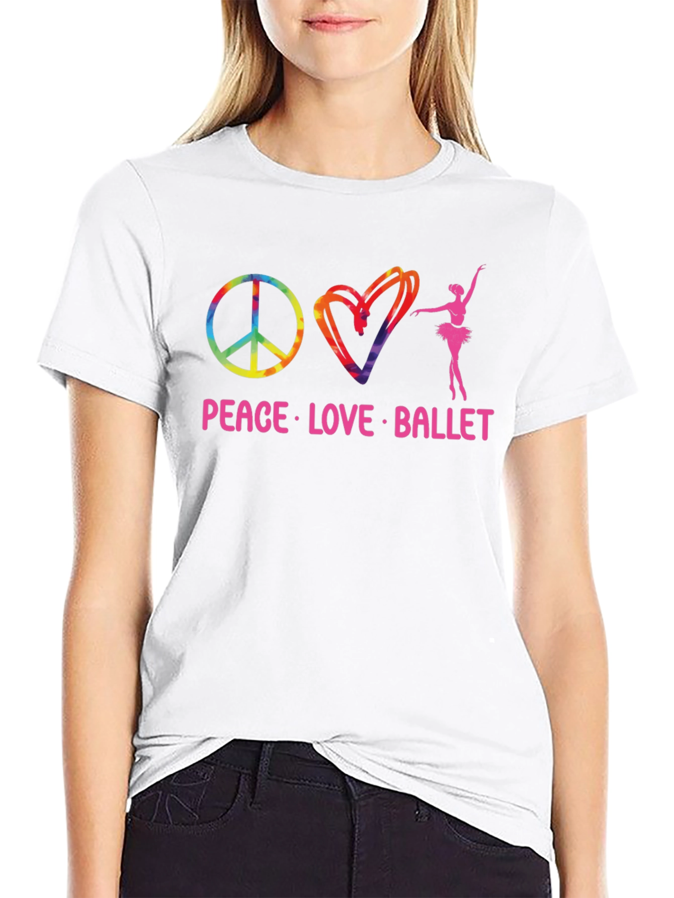Peace Love Ballet Graphic Tee