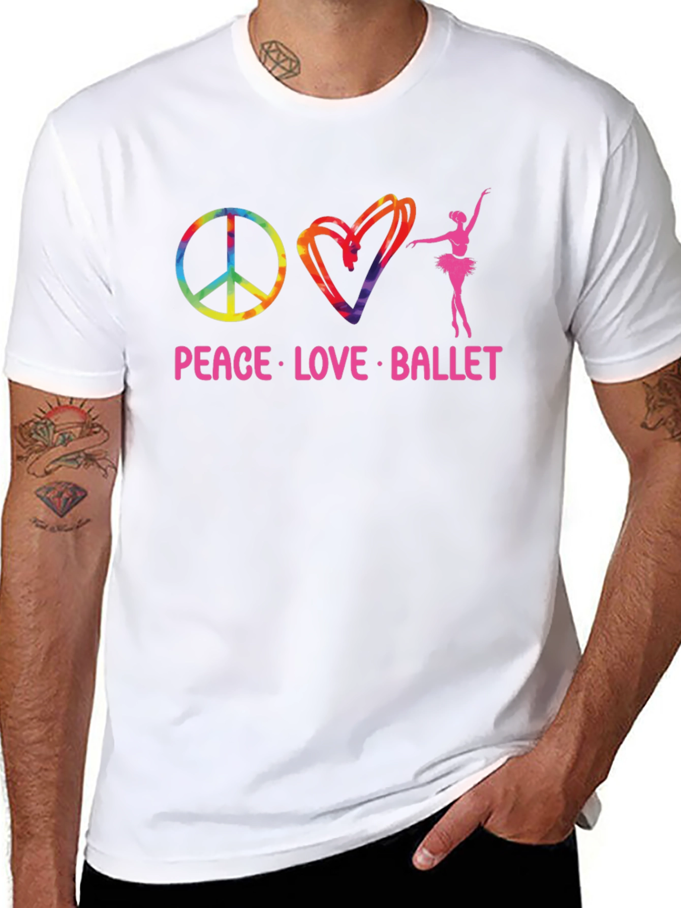 Peace Love Ballet Graphic Tee