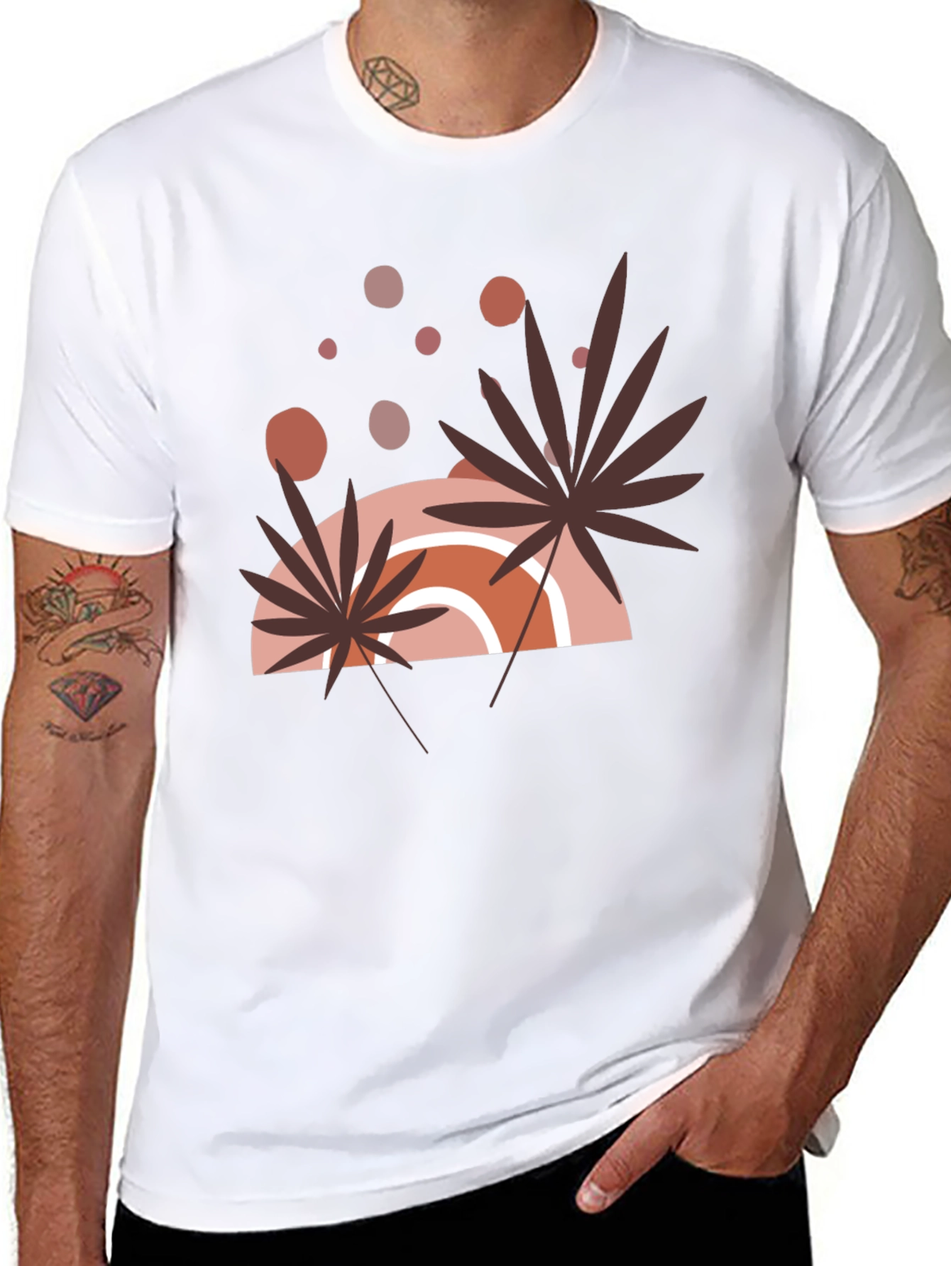 Abstract Bohemian T-Shirt - Modern Art Tee