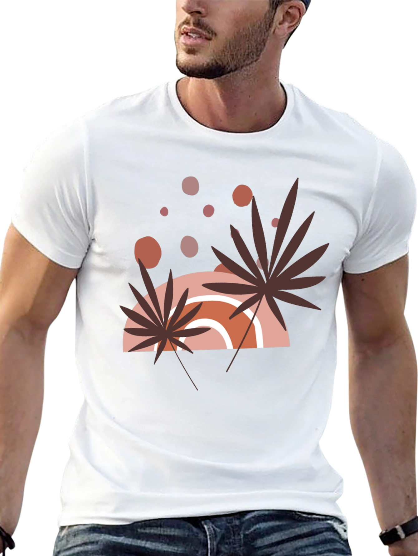 Abstract Bohemian T-Shirt - Modern Art Tee